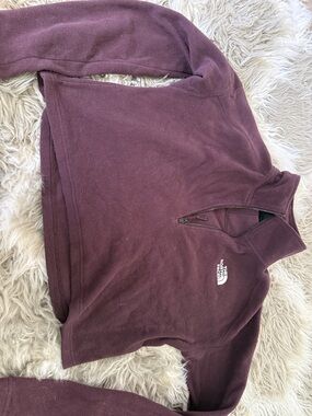 The North Face Plum Half-Zip Fleece Pullover
